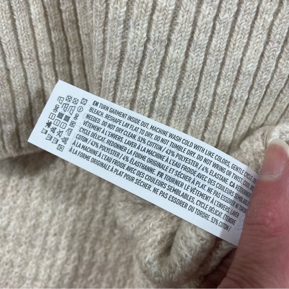 LAST ONE! NWOT Aerie CozyUp Waffle Quarter Zip Sweater - Picture 5 of 8